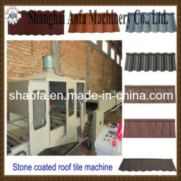 Stone Coated Colorful Galzed Tile Machine (AF)